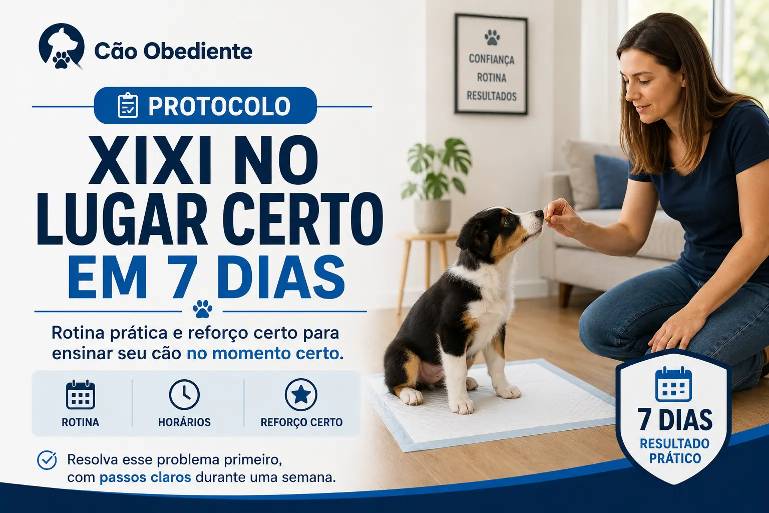 Capa do Protocolo Xixi no Lugar Certo em 7 Dias